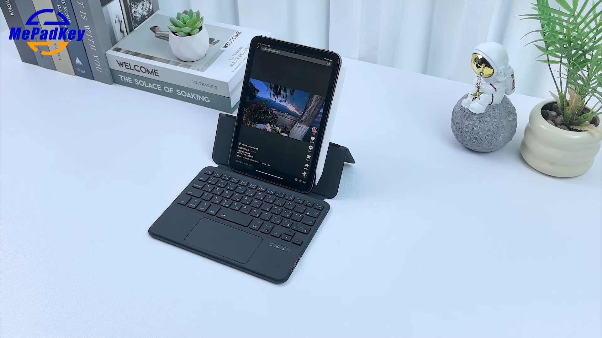 MePadKey日本語平假名配列キーボードケース iPad Mini 7 A17 Amazon.co.jp: MePadKey JIS日本語平假名配列キーボードケース